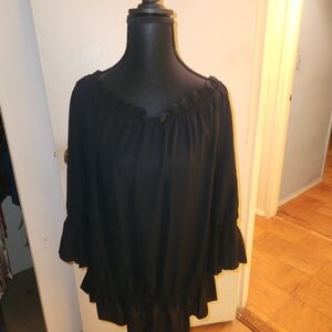 Elegant Black Women's Top